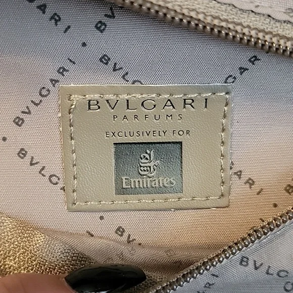 Bvlgari Travel Makeup Toiletry Bag EUC - Picture 4 of 13